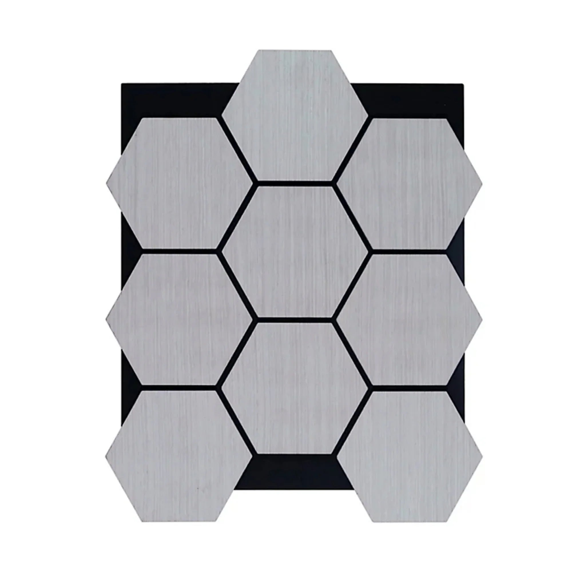Simply Panels Grey Oak Hexagon Wall Panel - 70cm x 60cm (4 pack)