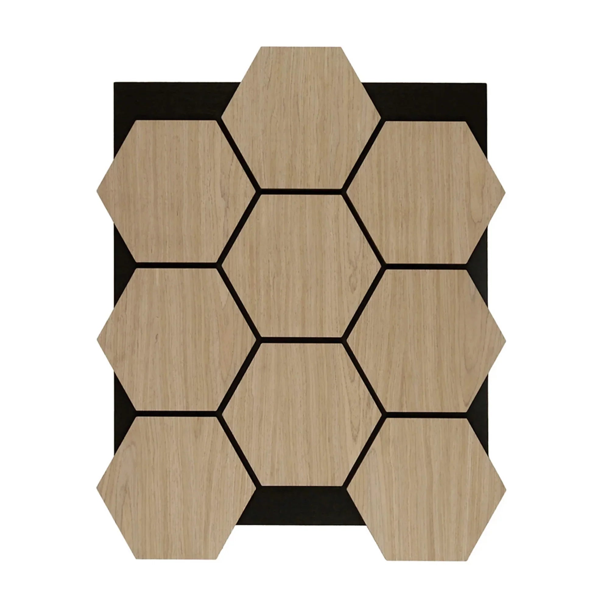 Simply Panels Oak Hexagon Wall Panel - 70cm x 60cm (4 pack)