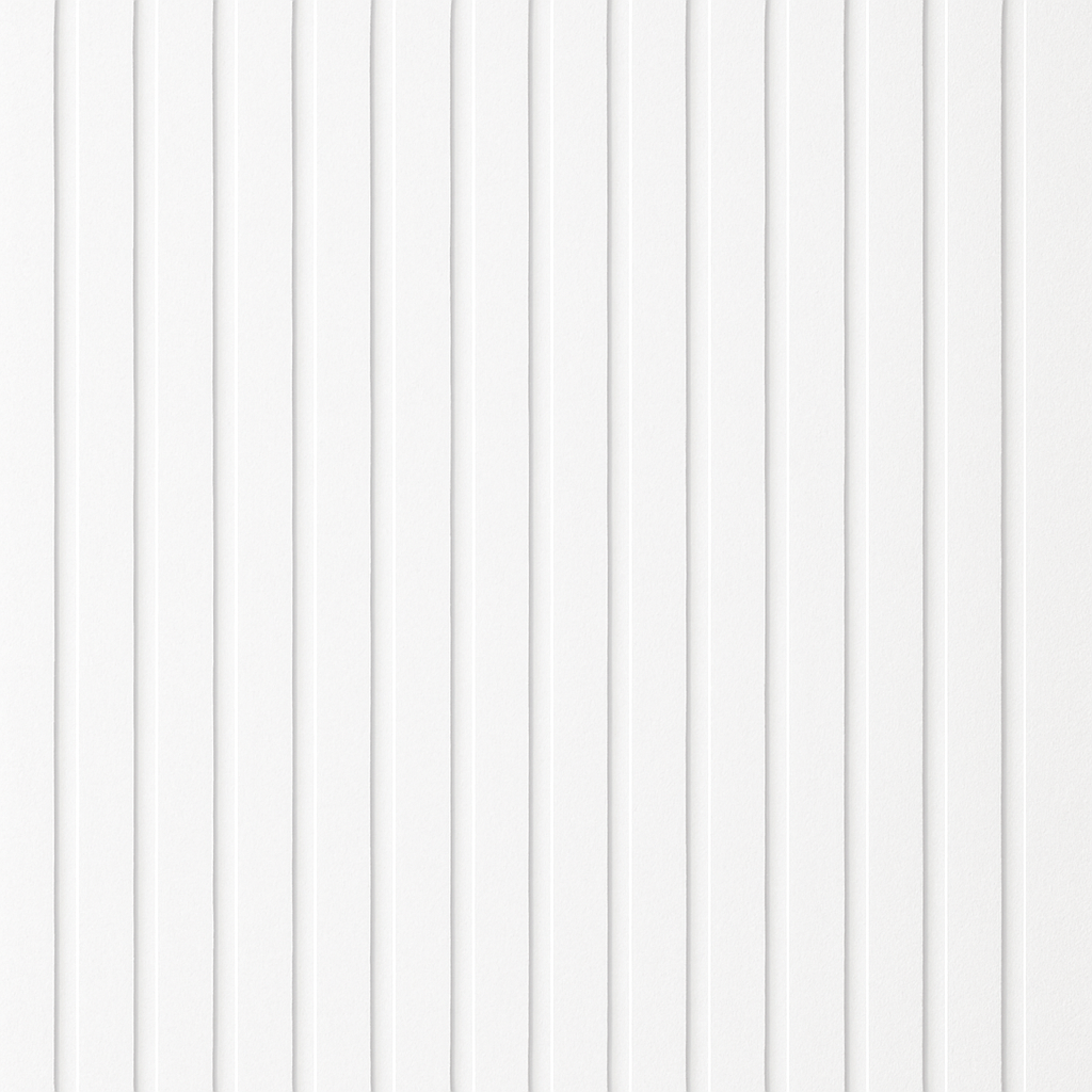 Simply Panels Colour White Acoustic Slat Wall Panel - 240cm x 32cm (2 pack)