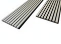 Simply Panels Colour Dove Grey Slat Wall Panel - 240cm x 32cm (2 pack)