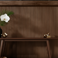 Simply Panels Flex Walnut Flute Wall Panel 240cm x 60 cm (2 pack)