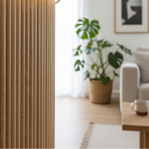 Simply Panels Flex Oak Flute Wall Panel 240cm x 60cm (2 pack)