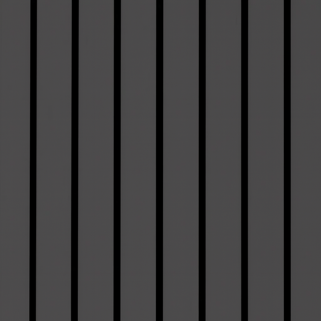 Simply Panels Colour Grey Acoustic Wide Slat Wall Panel - 240cm x 30cm (2 pack)