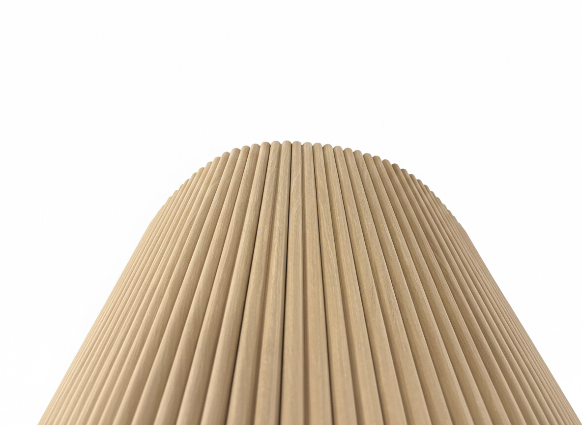 Simply Panels Flex Oak Reed Wall Panel 240cm x 60 cm (2 pack)