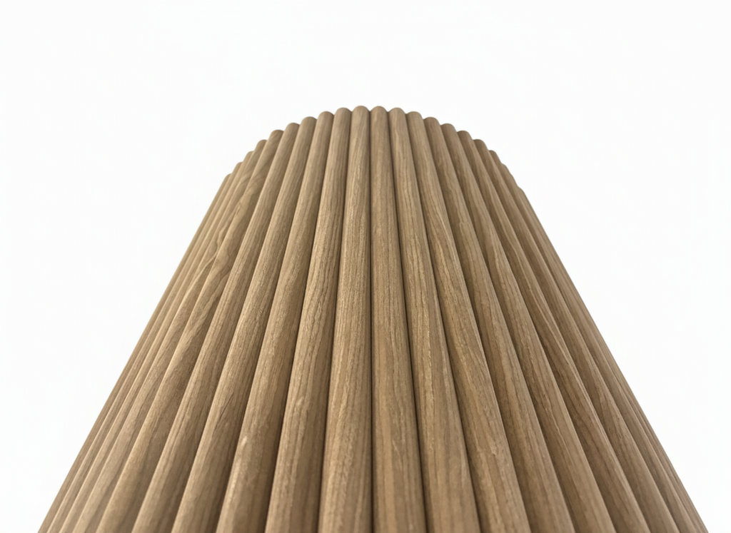 Simply Panels Flex Walnut Flute Wall Panel 240cm x 60 cm (2 pack)