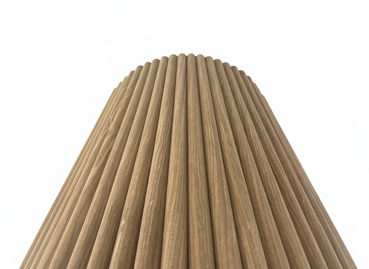 Simply Panels Flex Walnut Flute Wall Panel 240cm x 60 cm (2 pack)